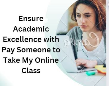 Ensure Academic Excellence with Pay Someone to Take My Online Class